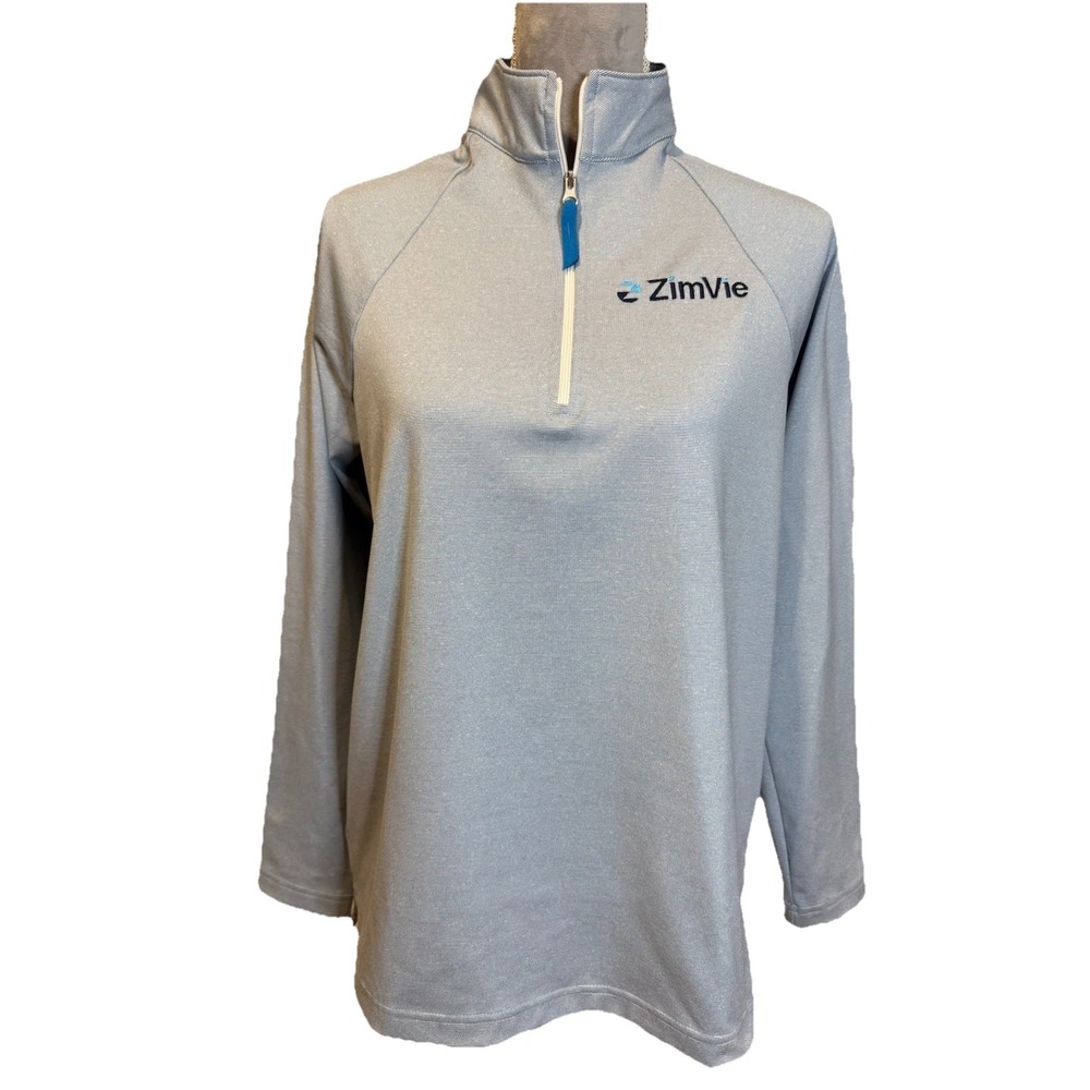 Devon‎ & Jones Crownlux Performance Quarter Zip Pullover Men's MED Zimvie Dental